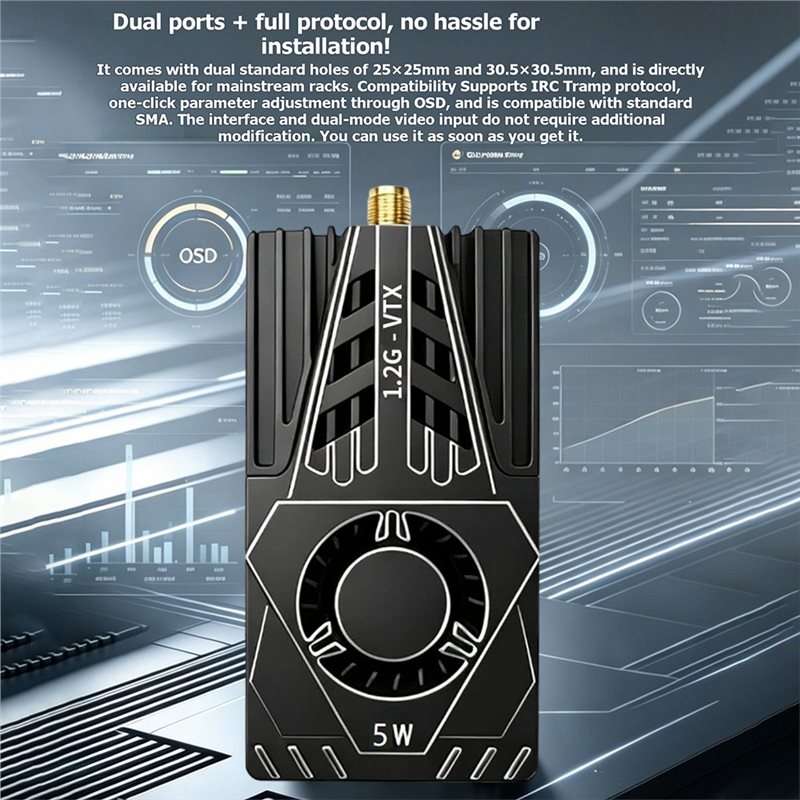 Transmissor de Vídeo VTX para  - Fpv Drone Transmitter avaliação e preço