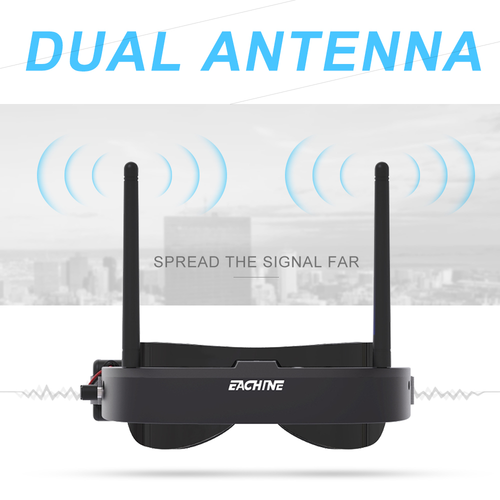 Eachine EV100 720*540 5.8G 72C - Fpv Drone Goggles avaliação e preço