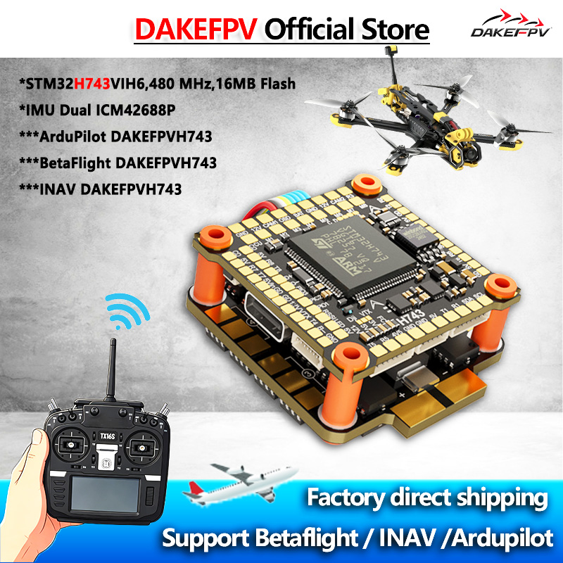 DAKEFPV H743 FC 6S 55A 8S 70A  - Fpv Drone Battery avaliação e preço