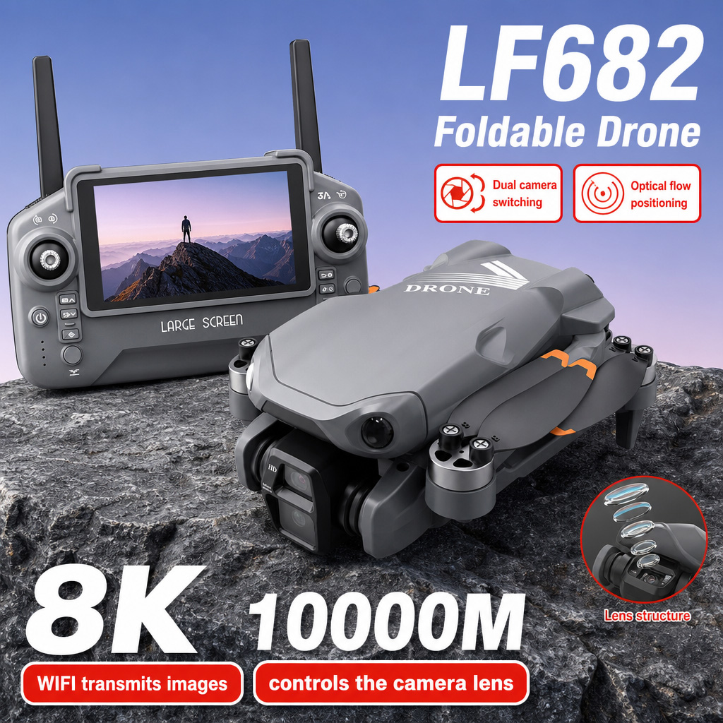 Drone Aéreo LF682 com Câmeras  - Fpv Drone Charger avaliação e preço