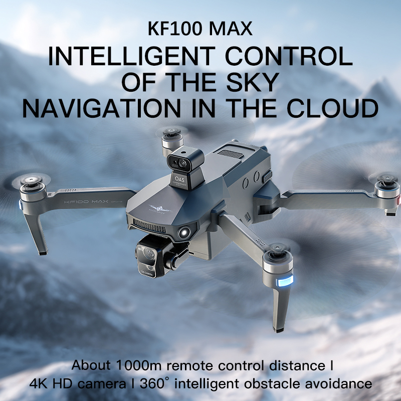Kf100 max gps drone 4k câmera  - Fpv Drone Charger avaliação e preço