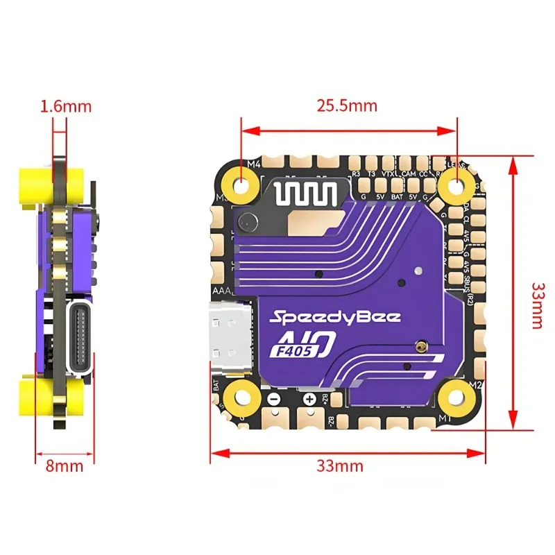 Controlador de Voo SpeedyBee F - Fpv Drone Quadcopter avaliação e preço