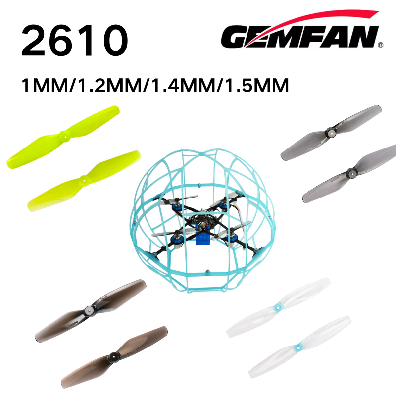 Hélices Gemfan 2610 de 2,6 pol - Fpv Drone Battery avaliação e preço